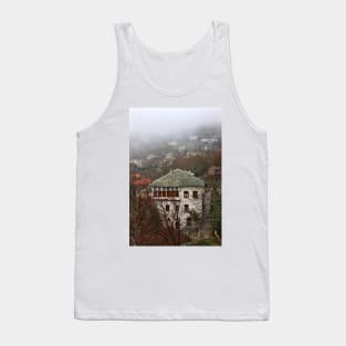 Traditional architecture of Pelion mountain Tank Top